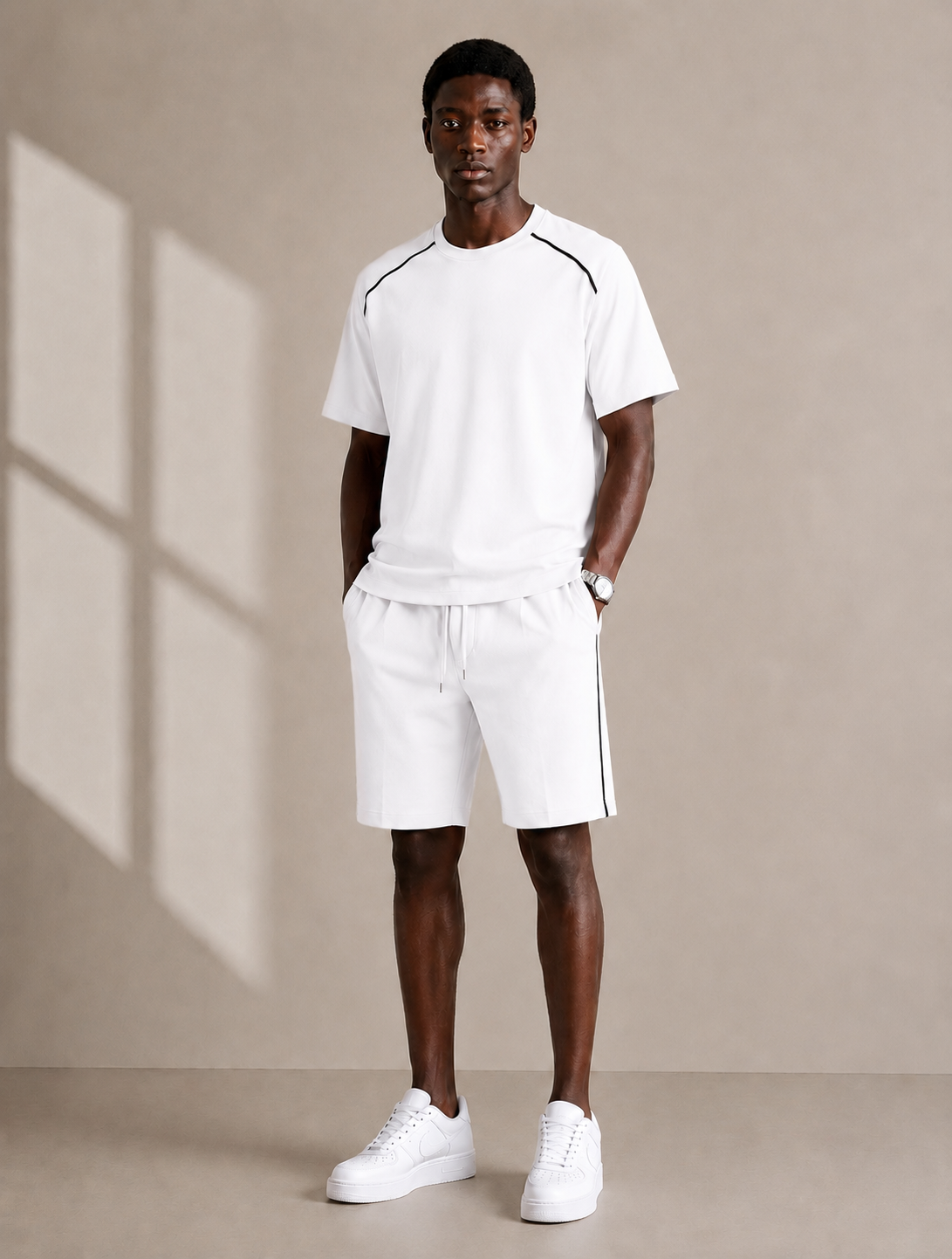 Ensemble Co-ord Passepoilé