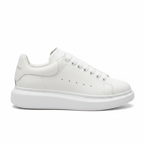 Alexander McQueen White Sneakers - Vue de côté