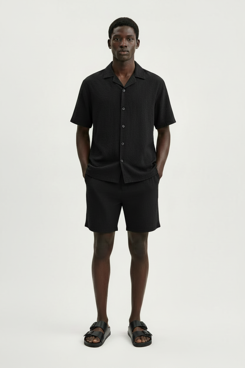 Black Set with Black Sandals