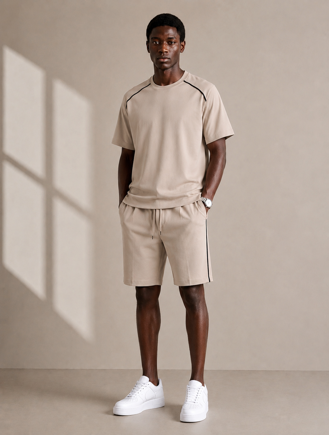 Ensemble Co-ord Passepoilé