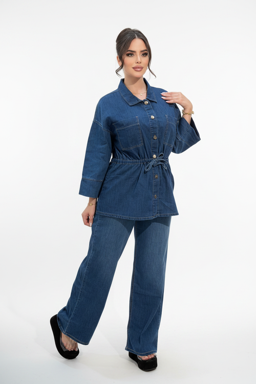 Denim Full Set - White Studio Portrait