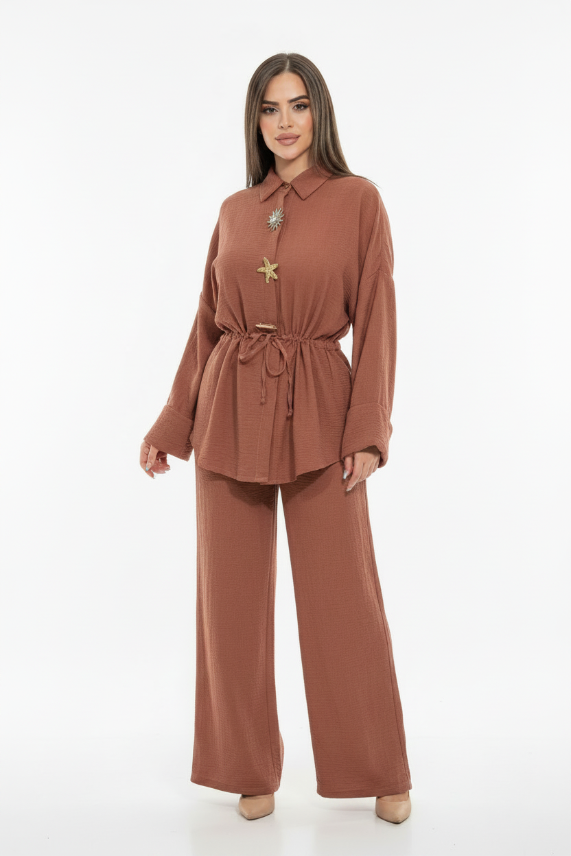 Ensemble Terracotta – Broche droite retirée uniquement