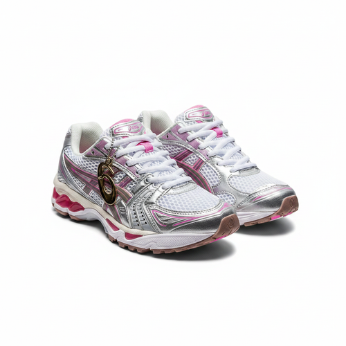 ASICS Gel-Kayano sneakers coloris Rose et Argent