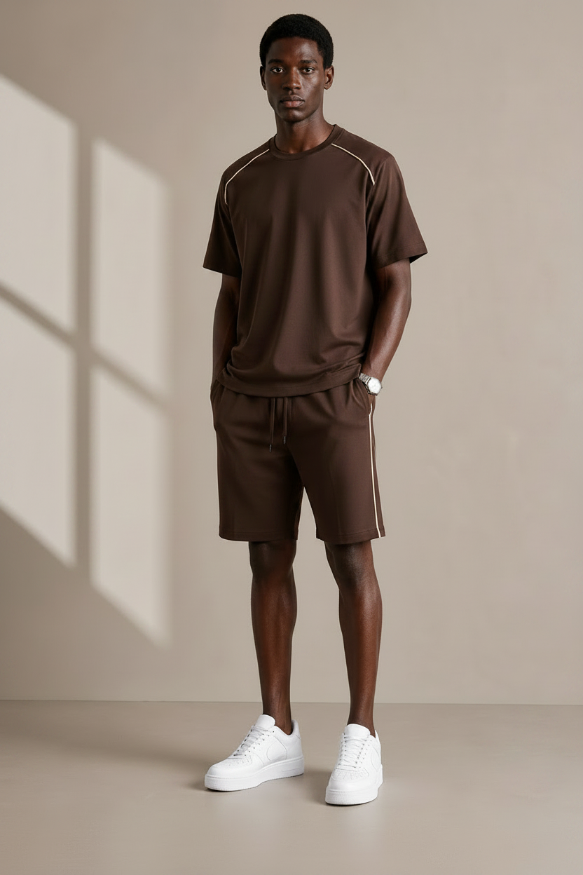 Ensemble Co-ord Passepoilé
