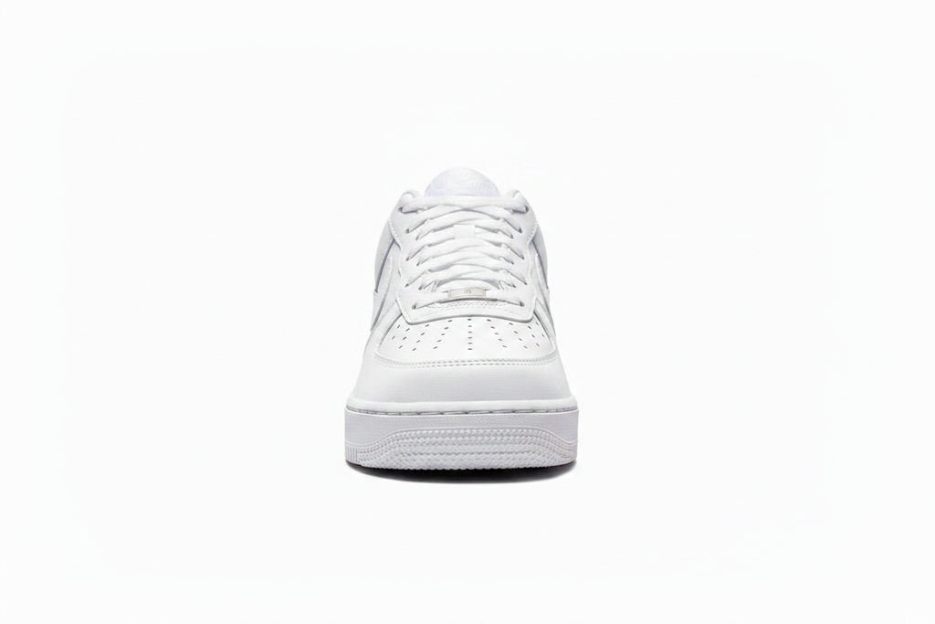 Nike Air Force 1 Triple White - Front View