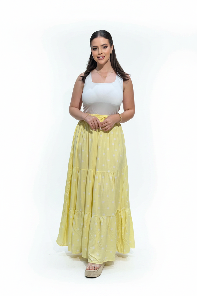 Jupe Jaune Pastel - Studio