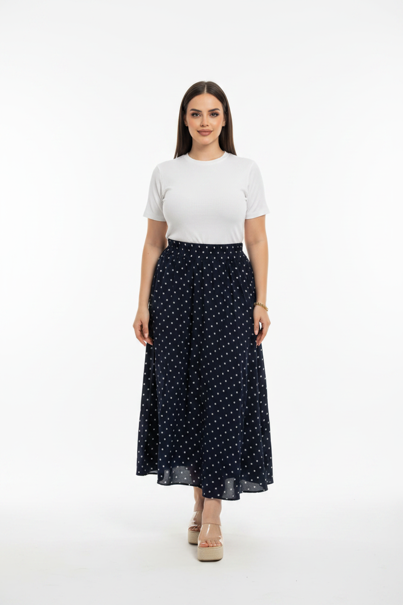 Robe Blanc + Marine Pois - Studio