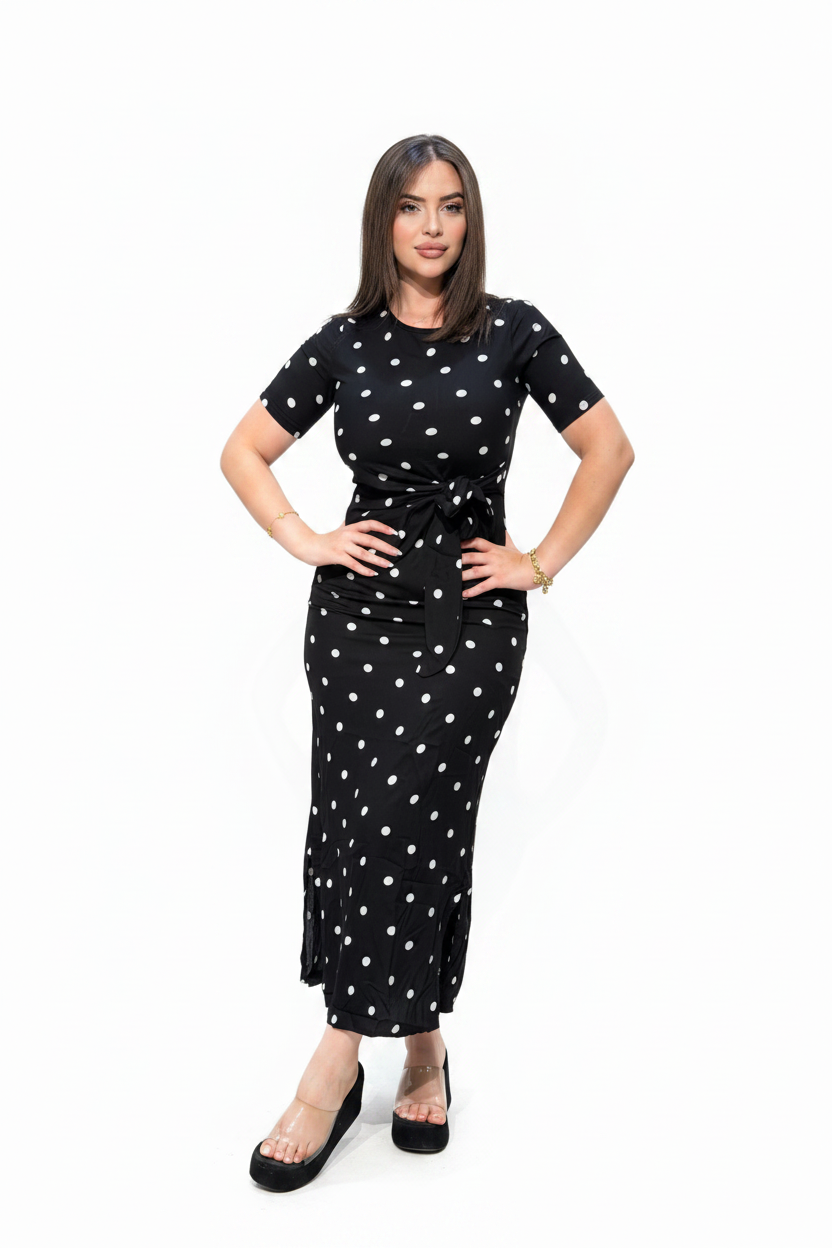 Robe Pois – Noir Studio