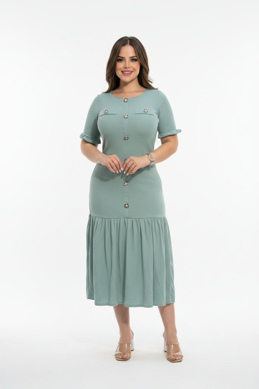 Robe Vert Sauge – Studio